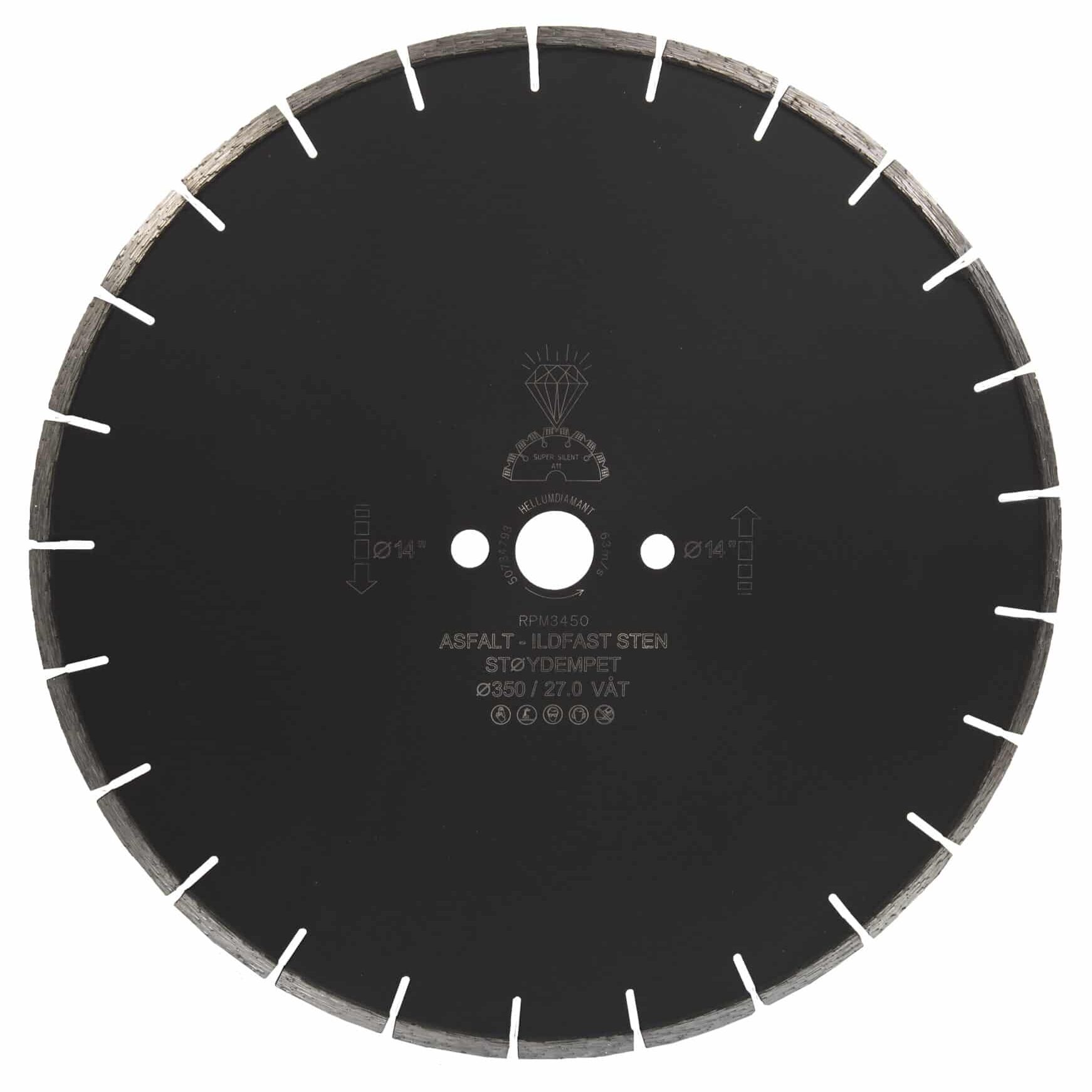 100150 - A11 Super Silent diamant for asfalt for asfalt